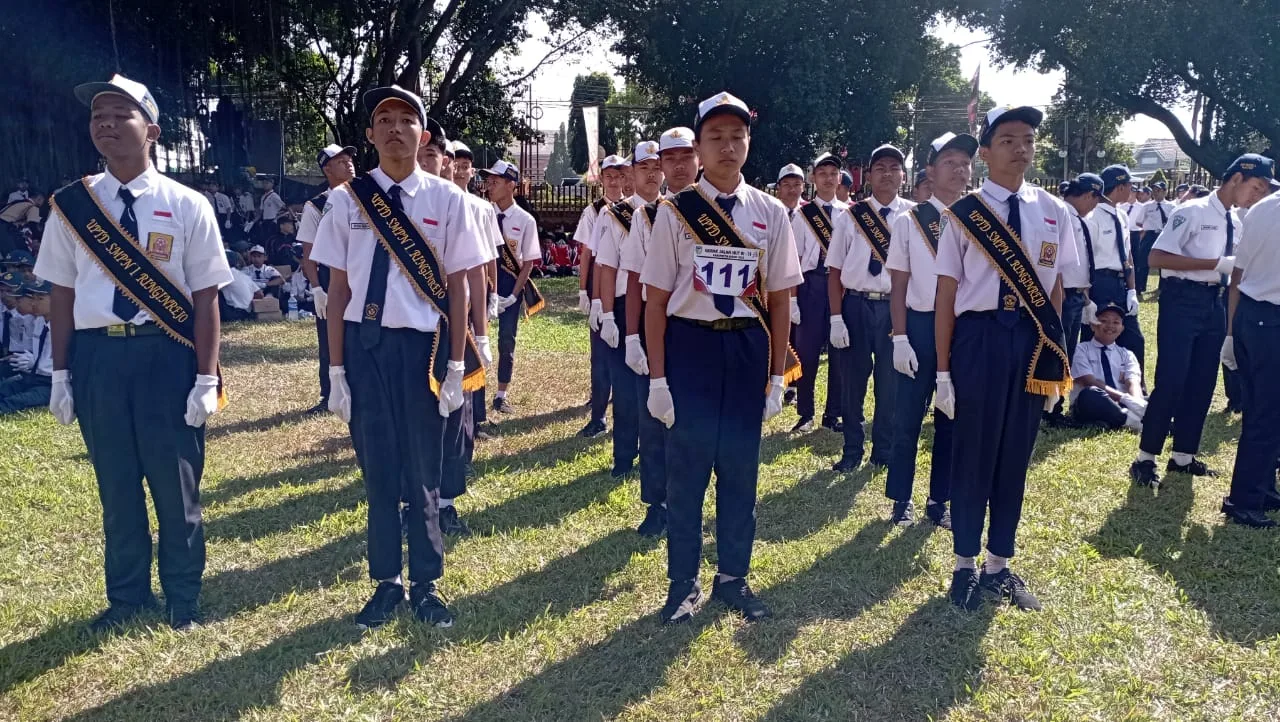 Juara II Lomba Gerak Jalan Putra HUT RI ke-78 Tingkat Kecamatan Ringinrejo