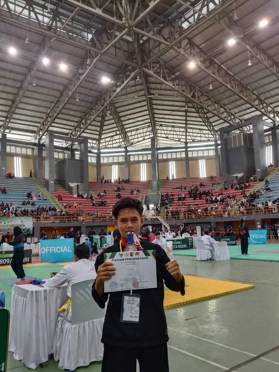 Juara II Kejuaraan Pencak Silat Piala Ketua Umum IPSI Kabupaten Kediri