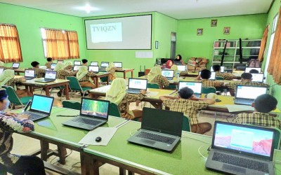 Pelaksanaan ANBK SMPN 1 Ringinrejo 2024