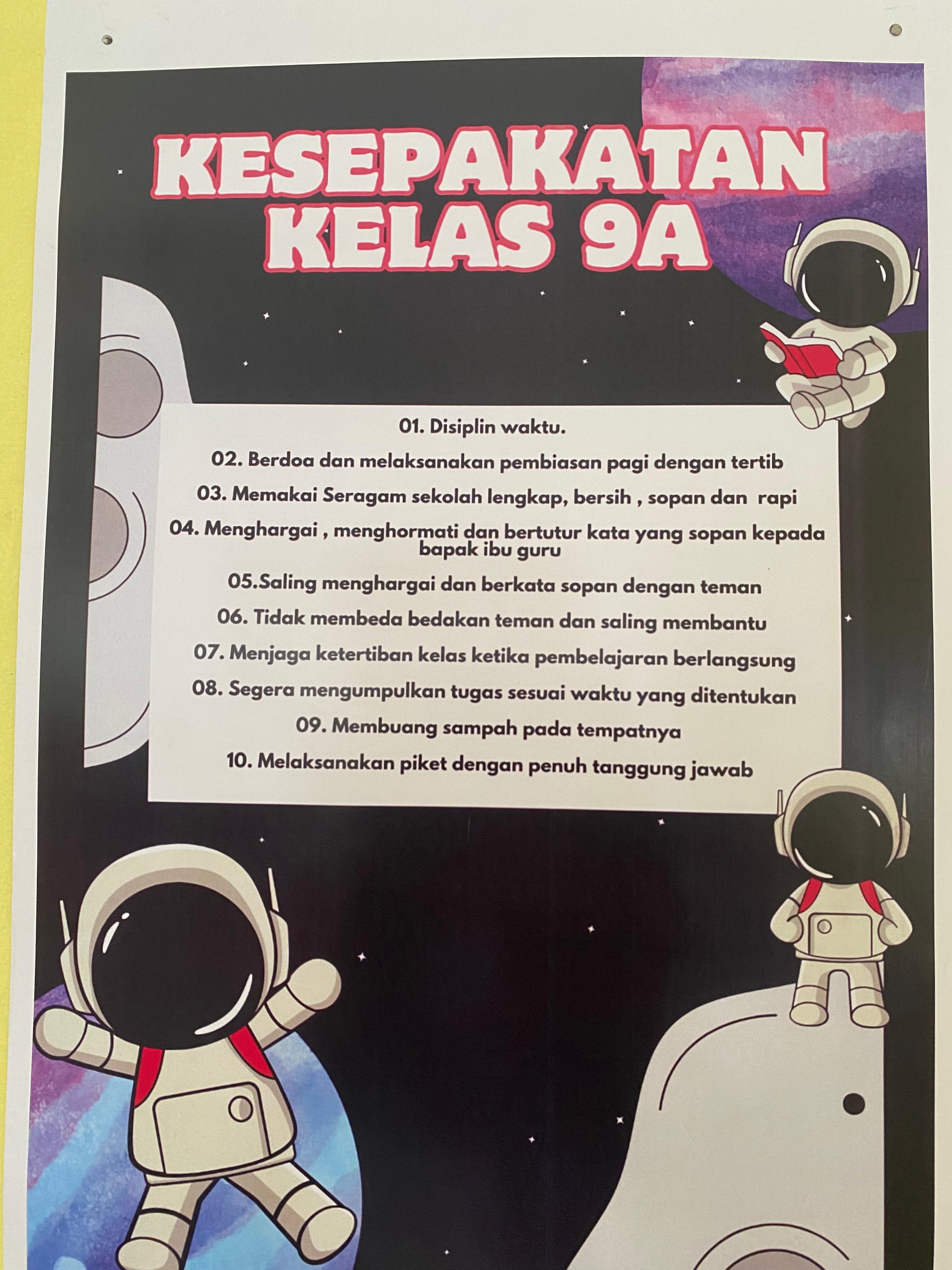 Disiplin Positif Melalui Kesepakatan Kelas di SMPN 1 Ringinrejo