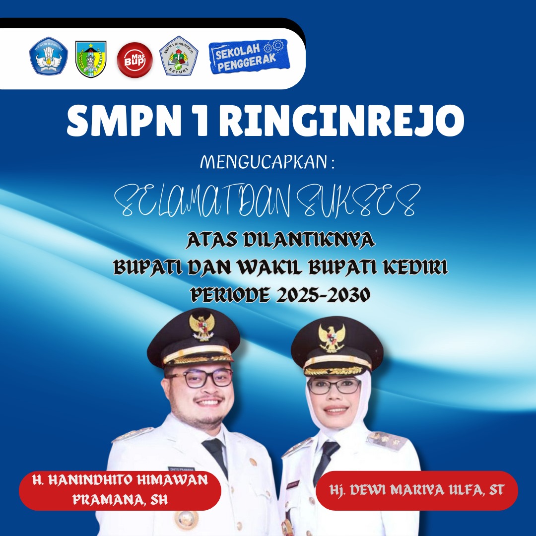 Selamat dan Sukses atas Pelantikan Bupati dan Wakil Bupati Kediri